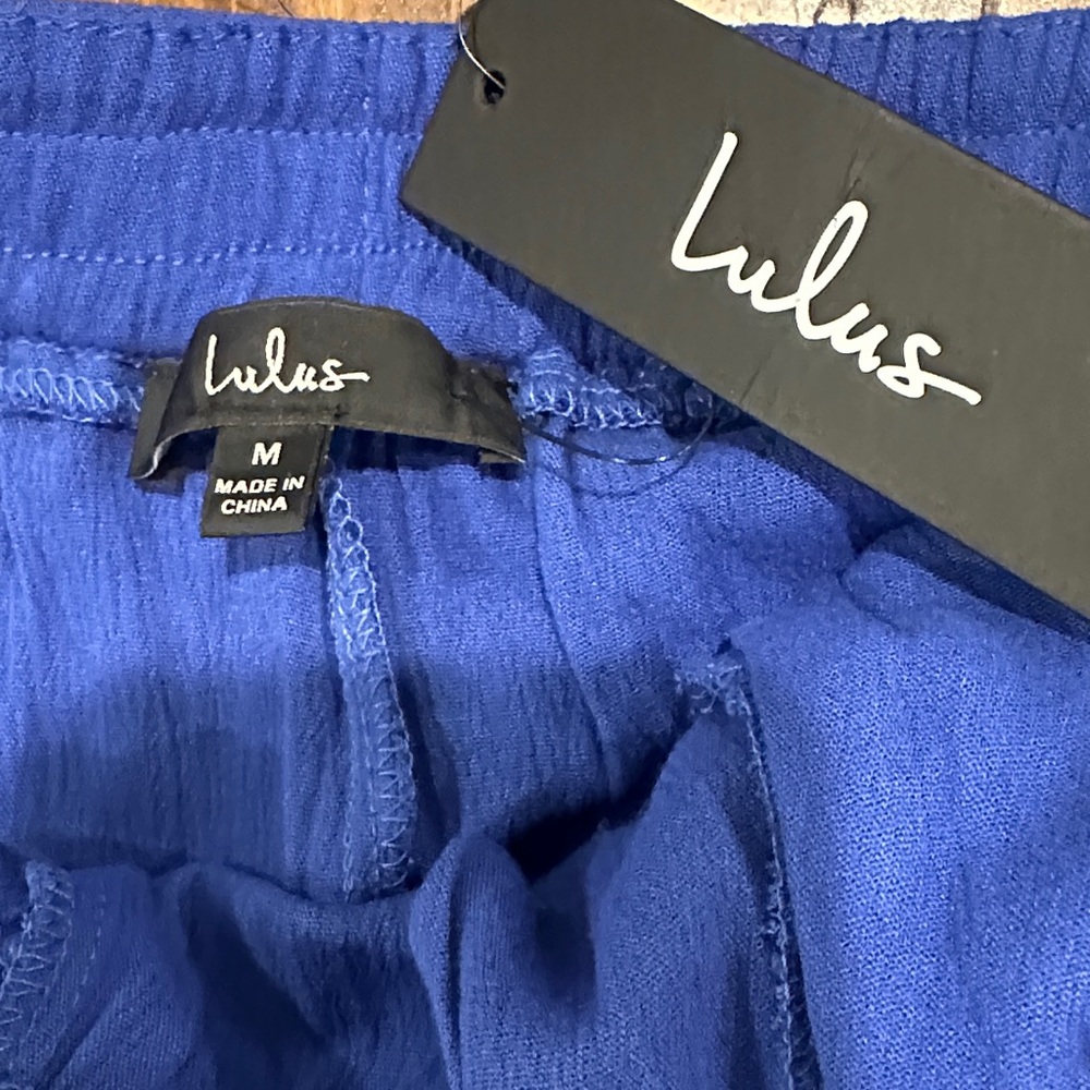 Lulu's Lolinda Periwinkle Blue Convertible Halter Jumpsuit - Picture 5 of 5